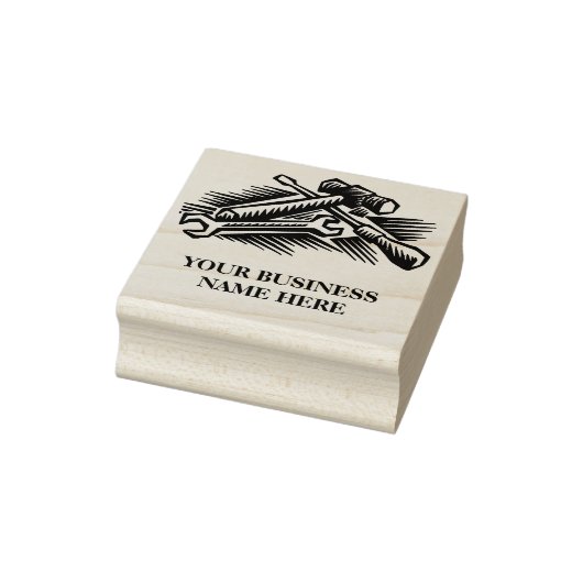 Handige Man Business Rubber Stamp Rubberstempel (Stempel)