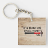 Handige Man Custom Sleutelhanger (Voorkant)