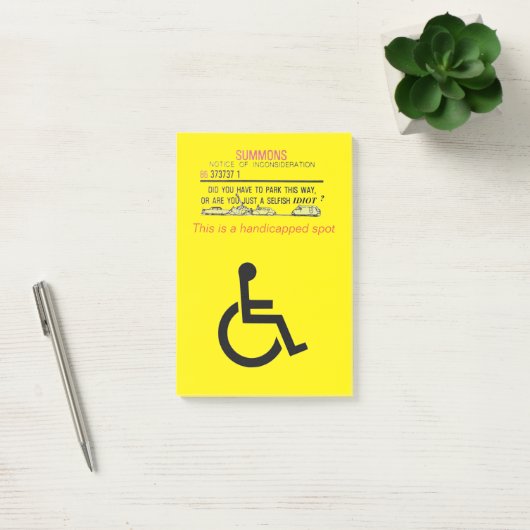 Handige parkeerbriefjes na IT Post-it® Notes (Kantoor)