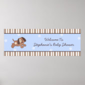 Handige pop-Baby shower banner Poster (Voorkant)