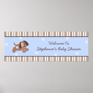 Handige pop-Baby shower banner Poster