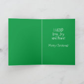 Handige randcollie en kerstcadeaus feestdagen kaart (Binnen)