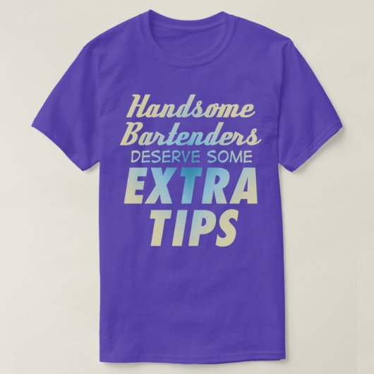 Handige streepjes verdienen wat extra tips Drinken T-shirt (Design voorkant)