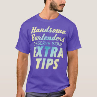 Handige streepjes verdienen wat extra tips Drinken T-shirt
