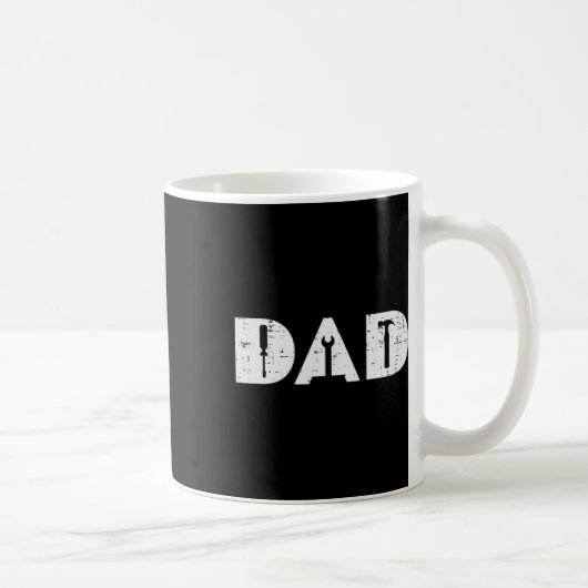 Handige tools Grappige vaders dag monteur papa Koffiemok (Rechts)