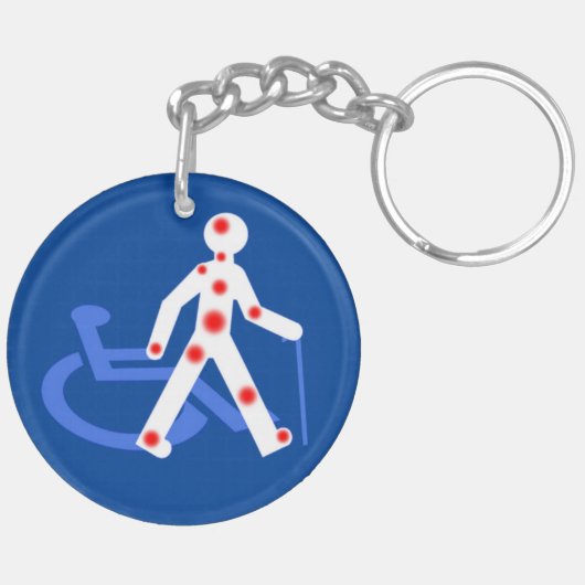 Handige/Zichtbare sleutelhanger (Achterkant Links)