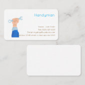 Handiman Services bewerkbaar visitekaartje (Voorkant / Achterkant)