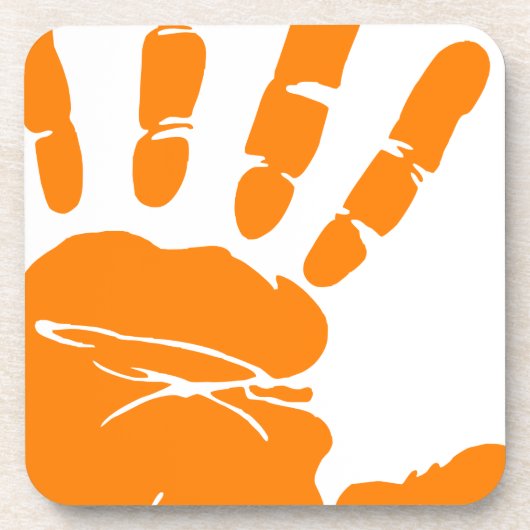 Handindruk Drankjes Onderzetter (Voorkant)