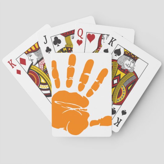 Handindruk Pokerkaarten (Achterkant)