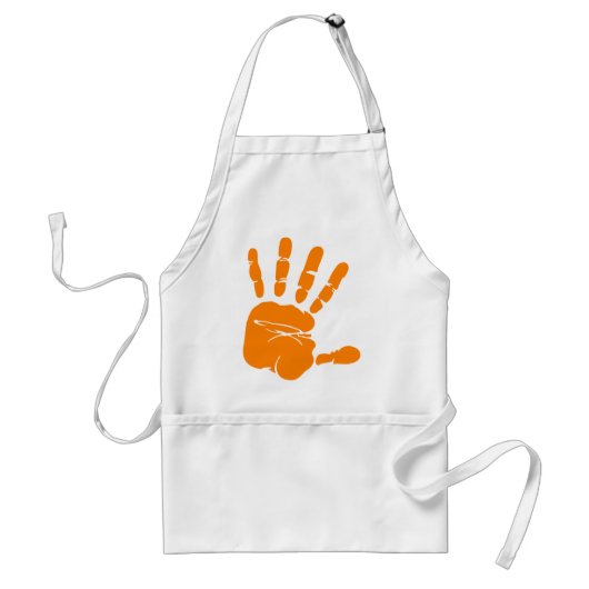 Handindruk Standaard Schort (Voorkant)