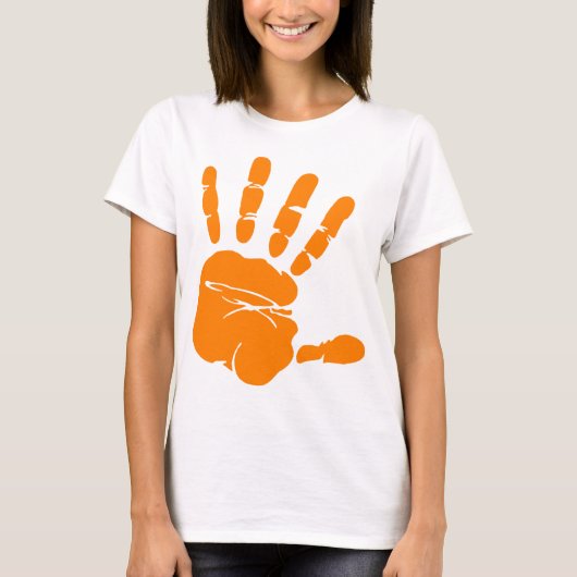 Handindruk T-shirt (Voorkant)