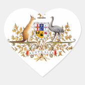 handjas van australië hart sticker (Voorkant)