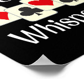 Handje- en voetgangersspel met Kaart Poster (Hoek)