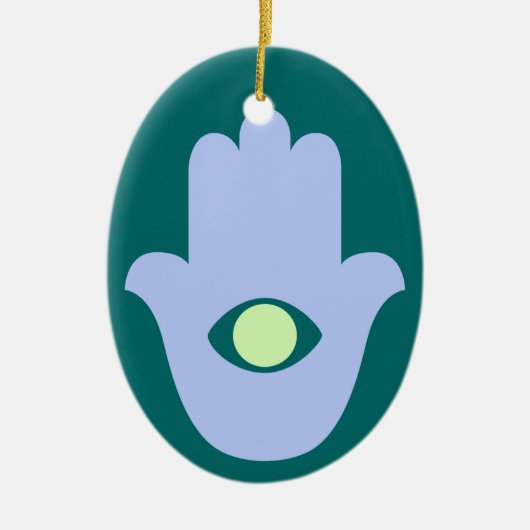 Handje Fatima Keramisch Ornament (Voorkant)