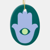Handje Fatima Keramisch Ornament (Achterkant)