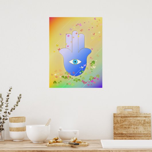 Handje Fatima Poster (Keuken)