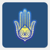 Handje Fatima Vierkante Sticker (Voorkant)