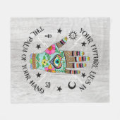 Handje Fortune Fleece Deken (Voorkant (Horizontaal))