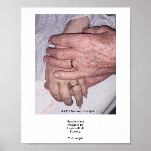 Handje in hand Pic Poster (Voorkant)
