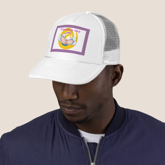 Handje in hand - trucker pet (In situ)