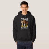 Handje mama van een Warrior Postpartum Depression  Hoodie (Voorkant volledig)