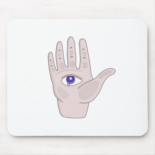 Handje met oog muismat (Voorkant)