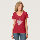 Handje met oog t-shirt (Voorkant volledig)
