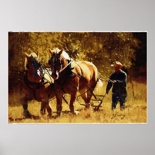 Handje naar de ploeg poster (Voorkant)