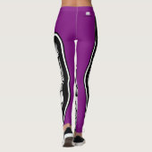 Handje van de Leggings van de creatie "Paarse rege (Achterkant)