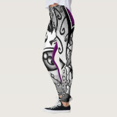 Handje van de Leggings van de creatie "Paarse rege (Links)