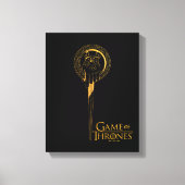 Handje van het Koningspictogram Canvas Afdruk (Voorkant)