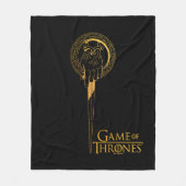 Handje van het Koningspictogram Fleece Deken (Voorkant)