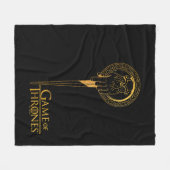 Handje van het Koningspictogram Fleece Deken (Voorkant (Horizontaal))