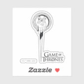 Handje van het Koningspictogram Sticker (Vel)