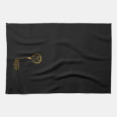 Handje van het Koningspictogram Theedoek (Horizontaal)