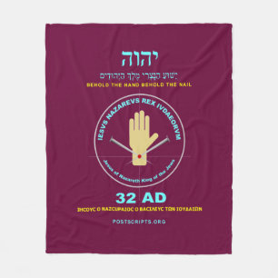 Handje YHVH Fleece Deken