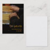 handjes van congaplayer op conga drums visitekaartje (Voorkant / Achterkant)