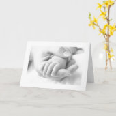 Handkaart van een kind kaart (Gele Bloem)