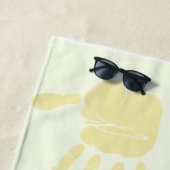 handkleur strandlaken (In situ)
