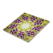 Handkleurig | Tegel van theelepels Tegeltje (Zijkant)