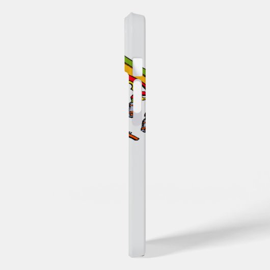  handklokken Hoesje-Mate iPhone Case (Achterkant / Links)