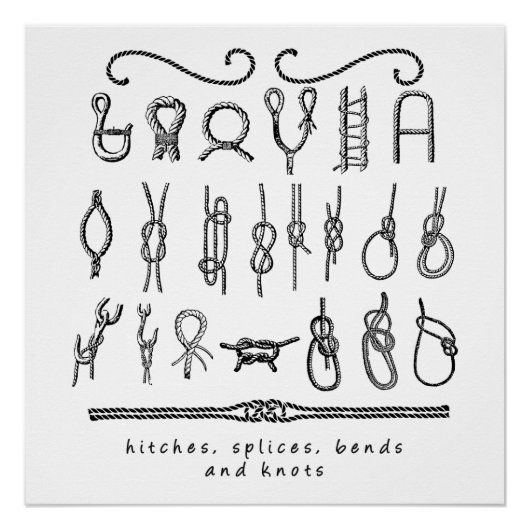 Handknopen Poster (Voorkant)