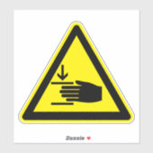 Handkracht boven het label (Vel)