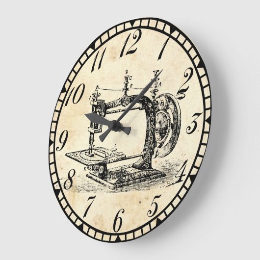 handkruknaaimachine grote klok (Hoek)