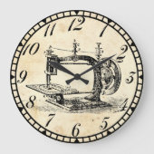 handkruknaaimachine grote klok (Voorkant)