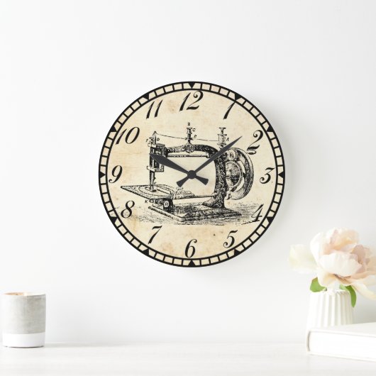 handkruknaaimachine grote klok (Huis)