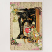 handkruknaaimachines en -noties legpuzzel (Verticaal)