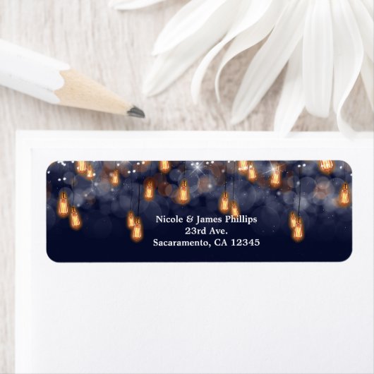  handlamp Rustic Wedding Etiket (Insitu)