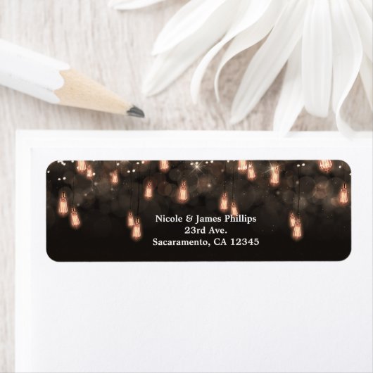 handlamp Rustic Wedding Etiket (Insitu)