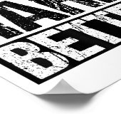 Handle Hard Better Motivational Sitivity Message  Poster (Hoek)